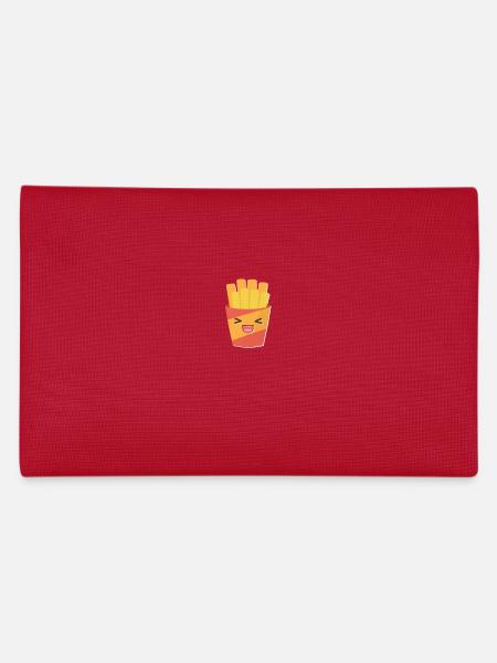 Frites Kawaii Fast Food - Trousse - rouge - Dos