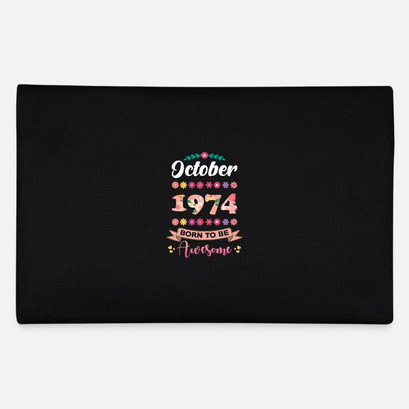Anniversaire octobre 1974 Cadeau femme Trousse
