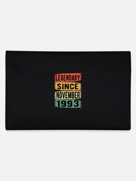 Birthday Retro November 1993 - Pencil Case - black - Back