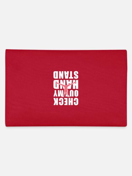 Gymnastique handstand sort drôle - Trousse - rouge - Dos