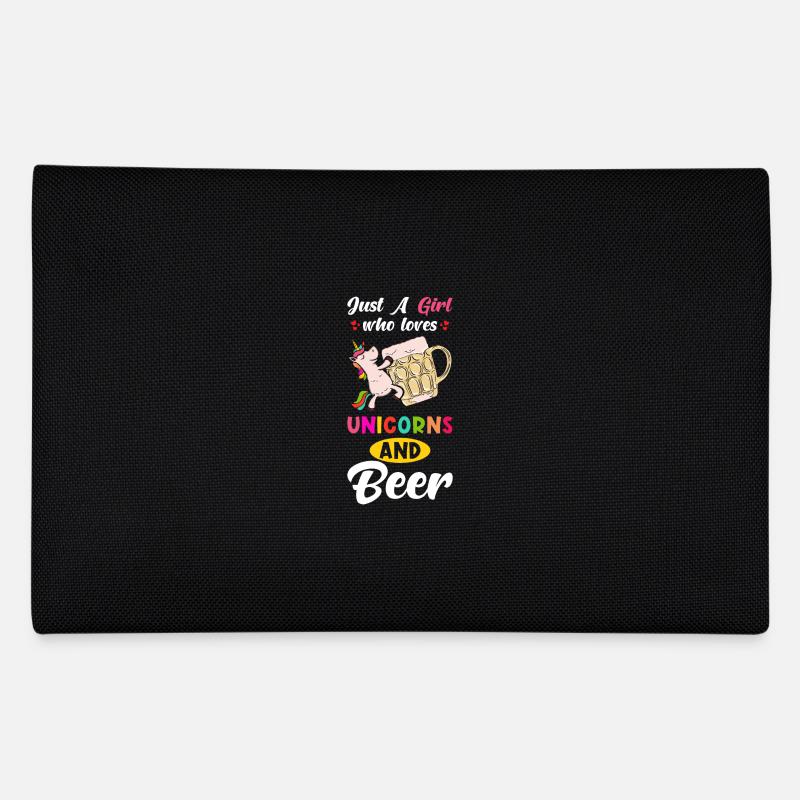 Bier und Einhorn Spruch Federtasche