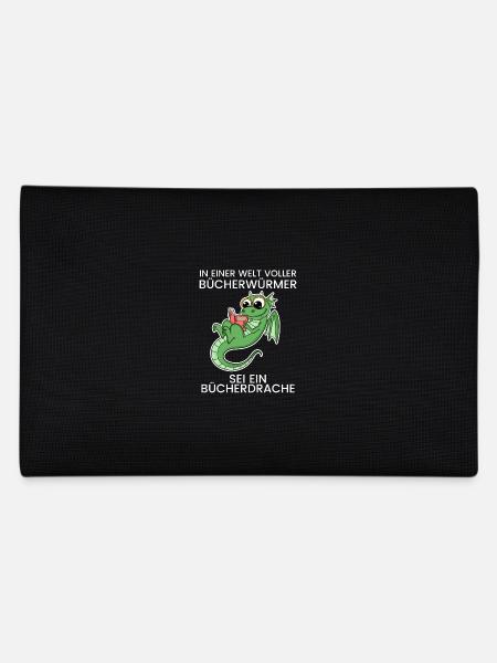Bücher Drache Drachen - Federtasche - Schwarz - Hinten
