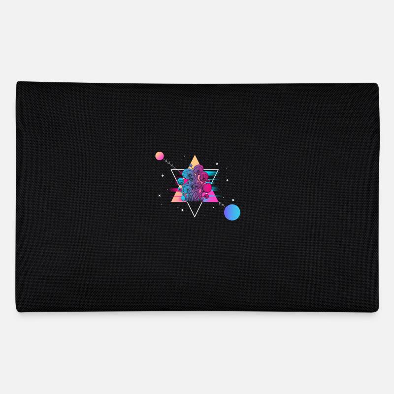 Mushroom Vaporwave Federtasche