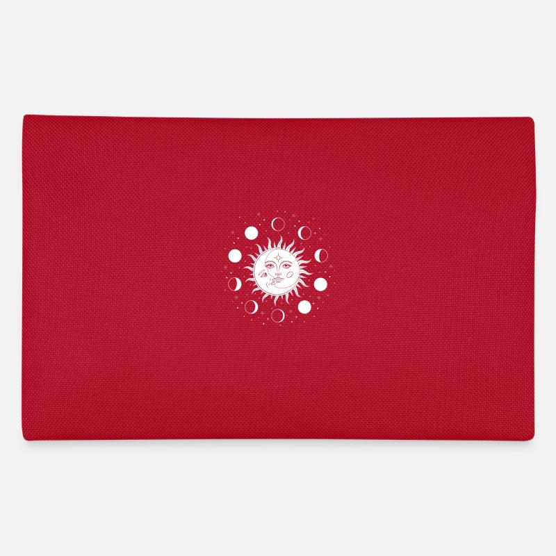 Sonne Mond okkult Federtasche