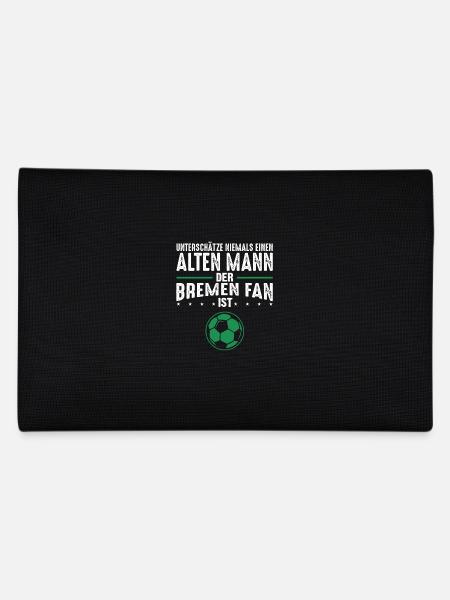 Alter Mann - Bremen Fan | Retro Vintage Fußball - Federtasche - Schwarz