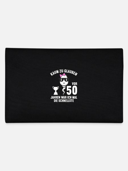 50 Jahre vor 50 Jahren schnellste 50. Geburtstag - Federtasche - Schwarz - Hinten