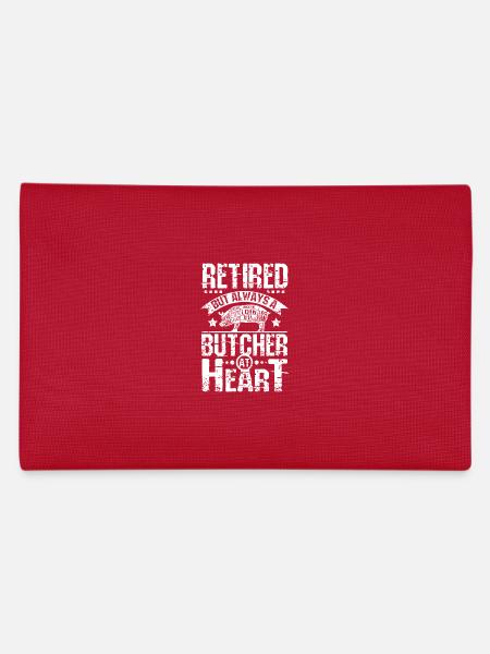Retired Butcher - Federtasche - Rot - Hinten