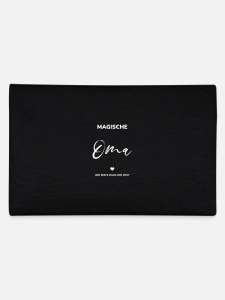 Oma und Mama - Federtasche - Schwarz - Hinten