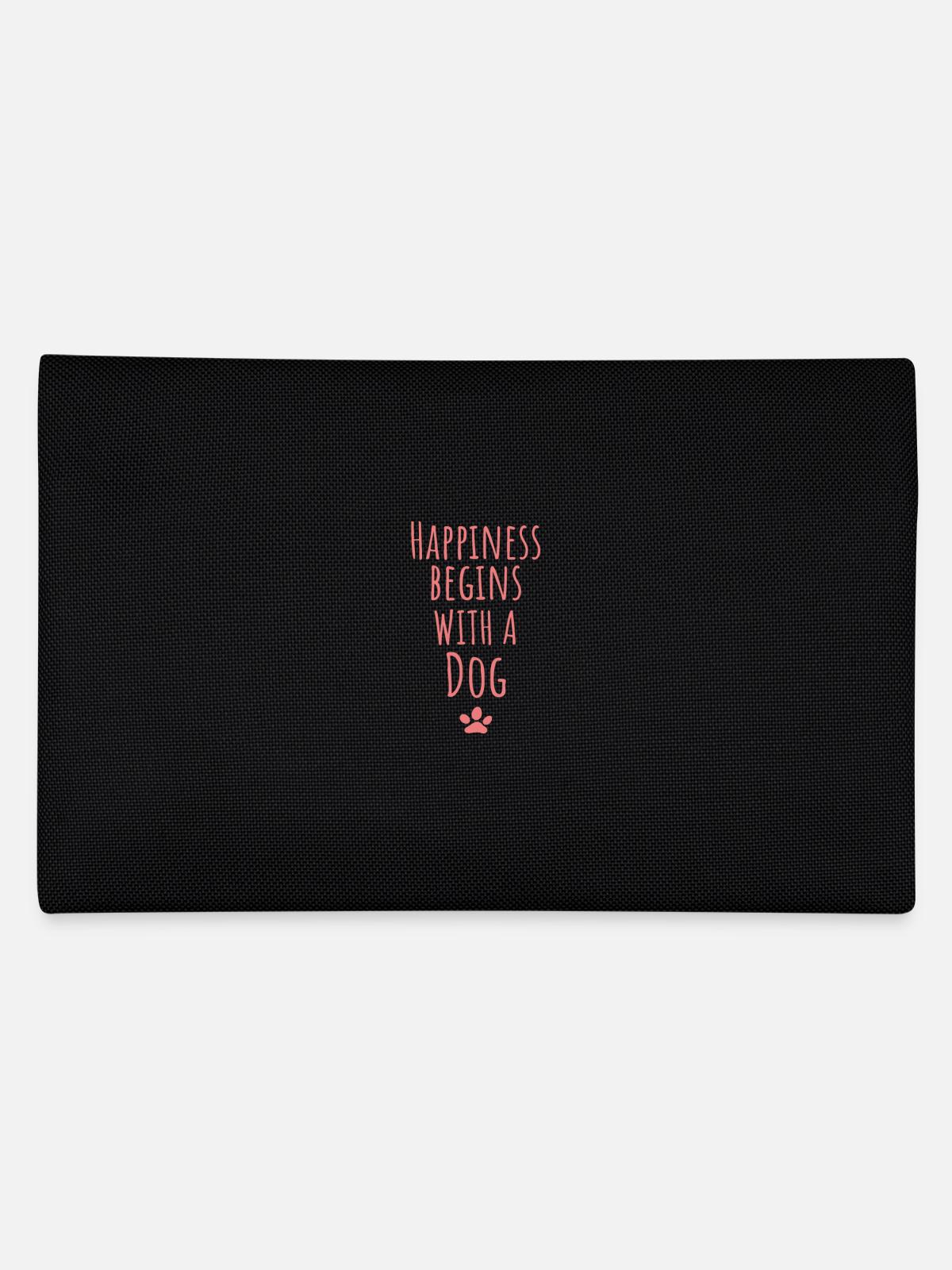 Dogs Saying - Pencil Case - black - Back