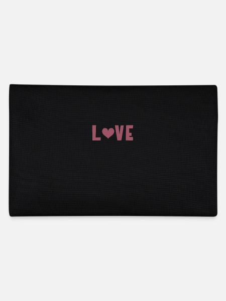 Love - Federtasche - Schwarz