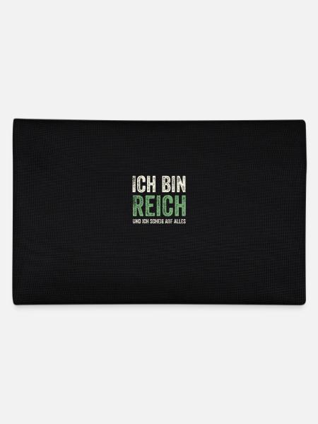 Ich bin Reich und ich scheiß auf alles - Federtasche - Schwarz - Hinten
