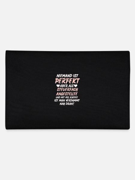 Steuerfachangestellte Geschenk - Federtasche - Schwarz - Hinten