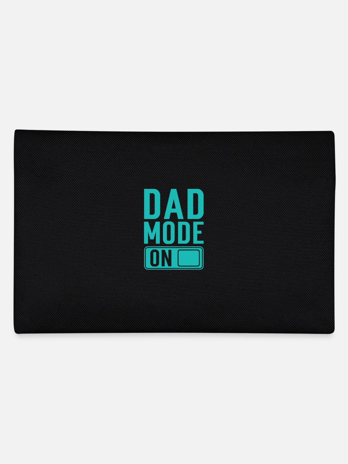 Father-to-be Father Gift Saying - Pencil Case - black - Back