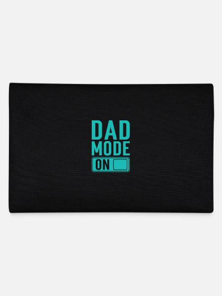 Father-to-be Father Gift Saying - Pencil Case - black - Back