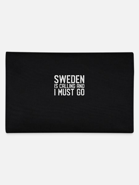 Schweden is calling i must go - Federtasche - Schwarz - Hinten