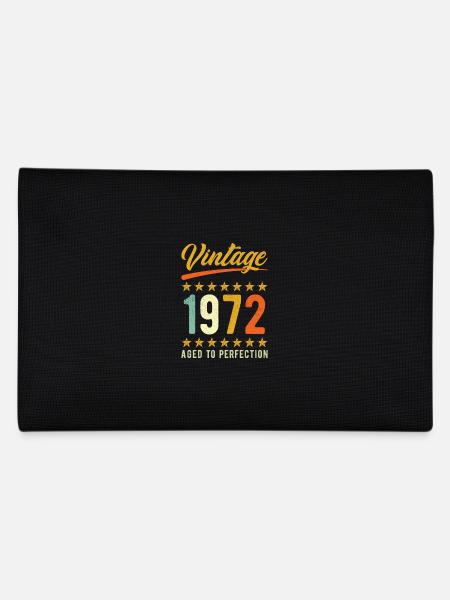Geburtstag Spruch Né en 1972 - Trousse - noir - Dos