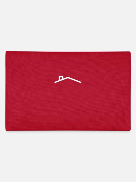 House Roof - Pencil Case - red - Back