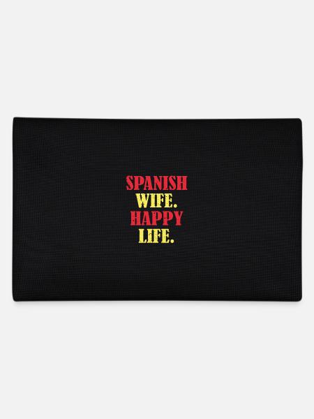 Spanish wife happy life - Federtasche - Schwarz - Hinten