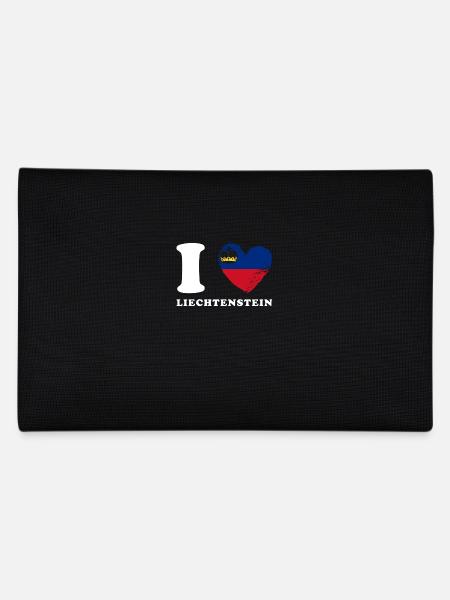I love Liechtenstein - Federtasche - Schwarz - Hinten