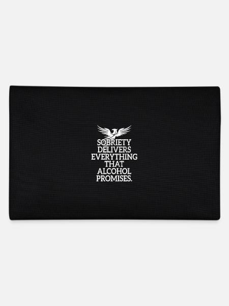 Sobriety Delivers Everything That Alcohol Promises - Pencil Case - black - Back