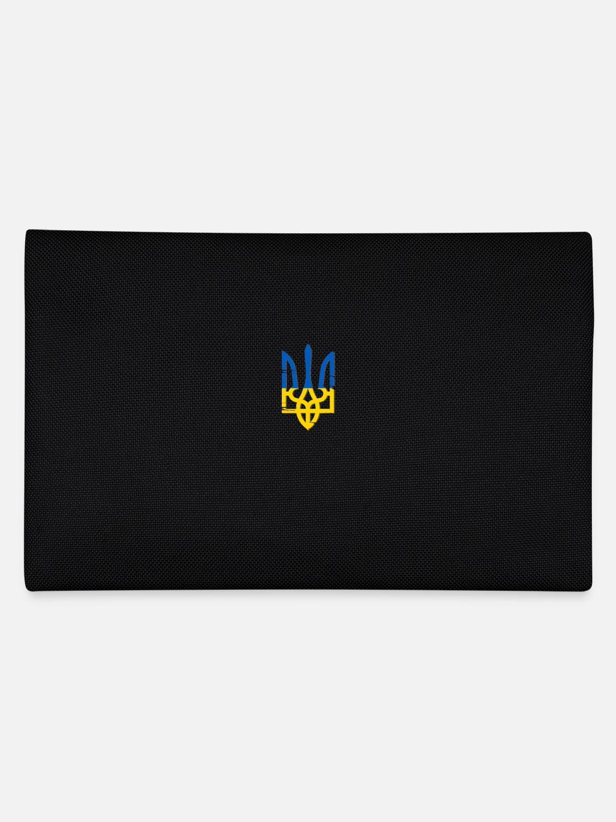 Ukraine Symbol - Pencil Case - black - Back
