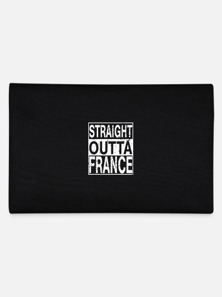 Frankreich Straight outta Frankreich - Federtasche - Schwarz - Hinten