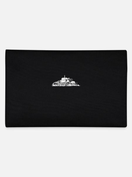 San Francisco I Love Alcatraz Souvenir California - Pencil Case - black - Back