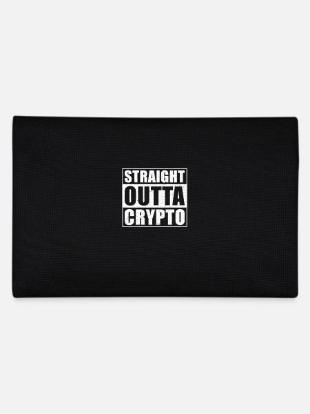 Straight outta Crypto - Federtasche - Schwarz - Hinten