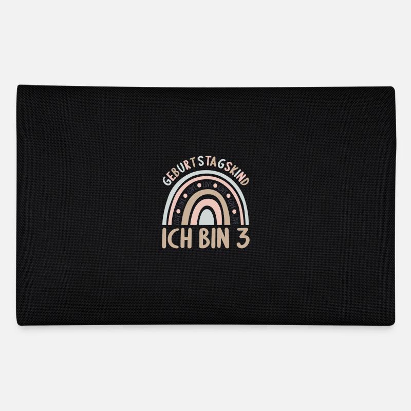 3 Jahre Geburtstagskind Regenbogen 3. Geburtstag Federtasche