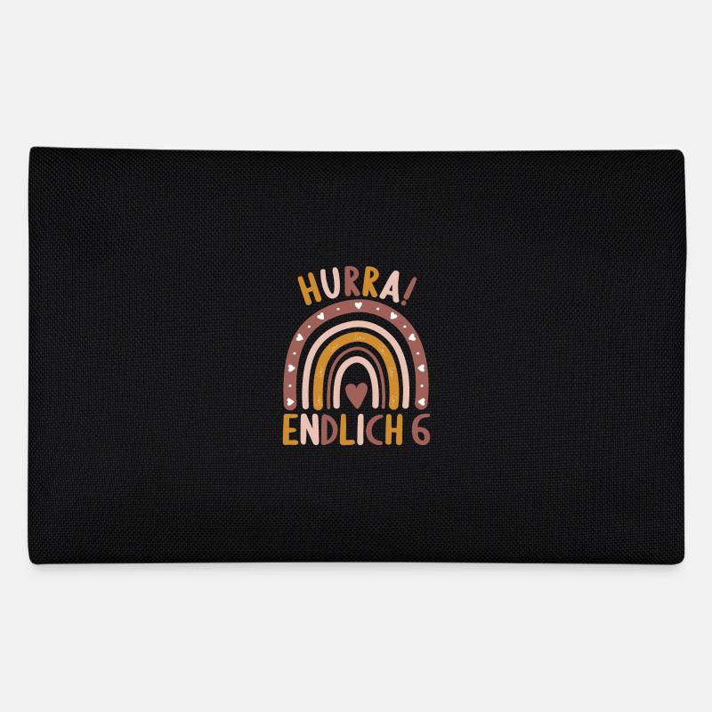 6 Jahre Geburtstagskind Regenbogen 6. Geburtstag Federtasche