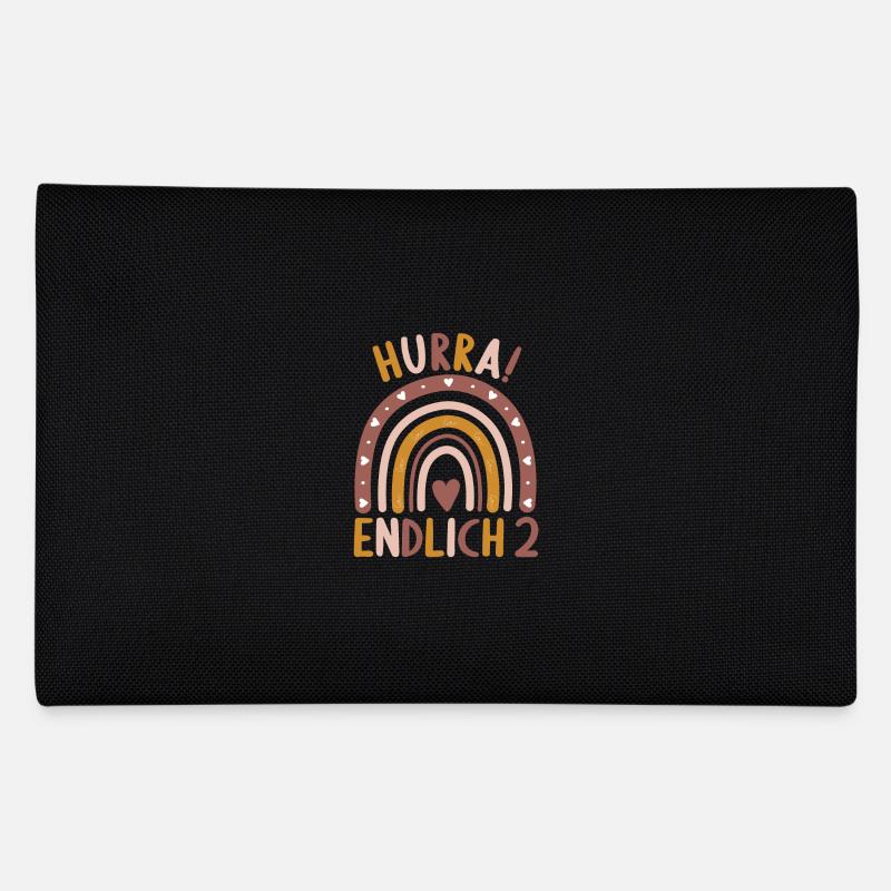 2 Jahre Geburtstagskind Regenbogen 2. Geburtstag Federtasche