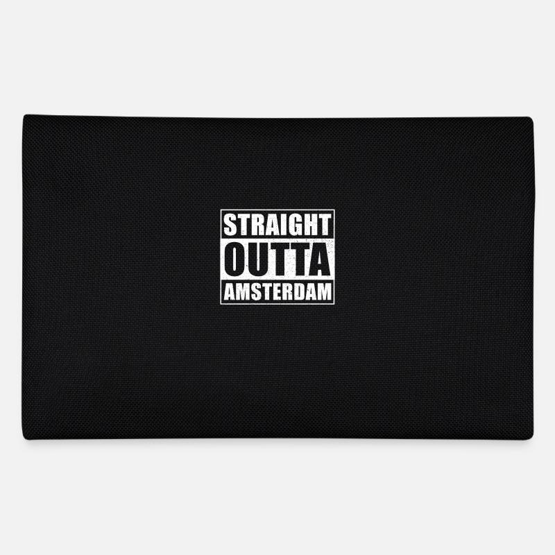 Straight outta Amsterdam - Federtasche - Schwarz