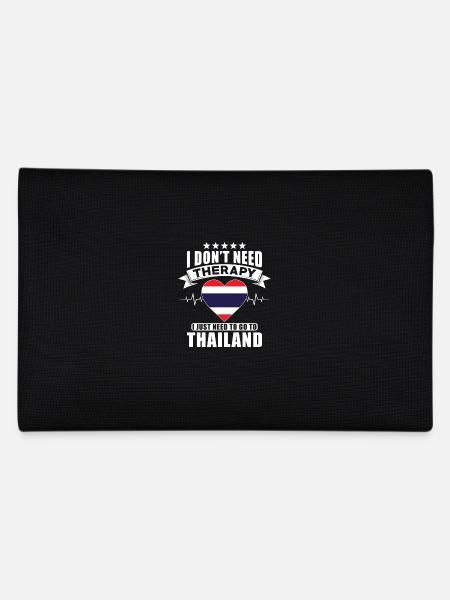 Thailand I do not need Therapy - Pencil Case - black - Back