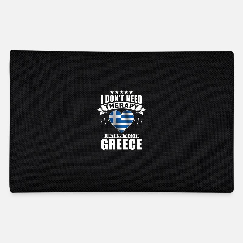 Greece I do not need Therapy Federtasche