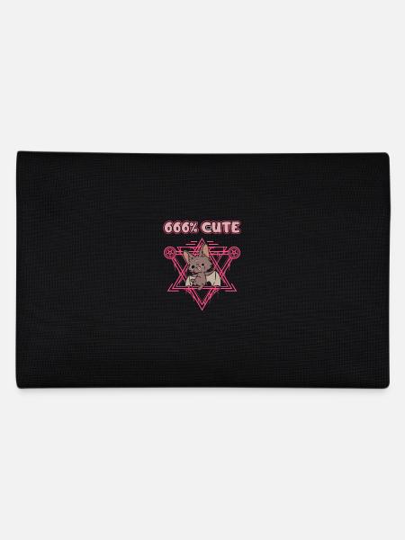 666% Cute kawaii Satanic Goth - Federtasche - Schwarz - Hinten