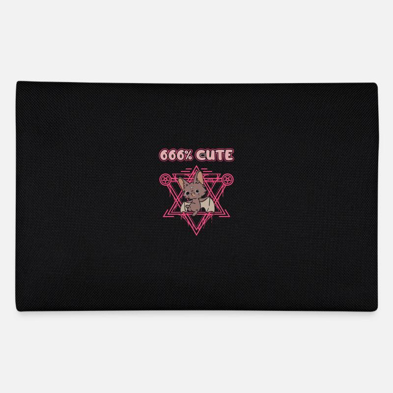666% Cute kawaii Satanic Goth Federtasche