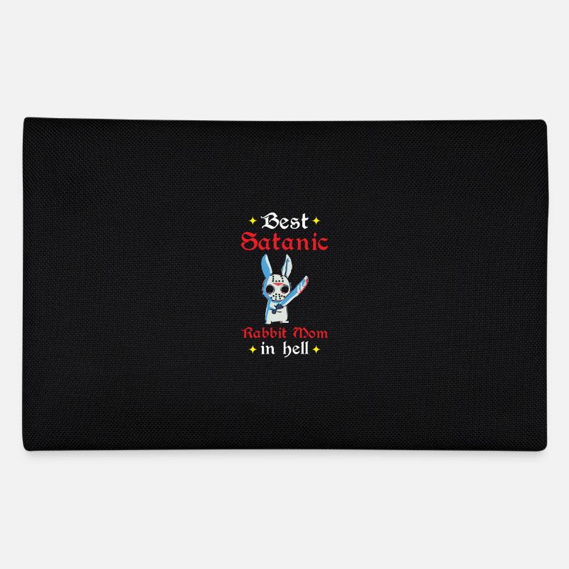 Hasen Mama in Hell Gothic Böser Hase - Federtasche - Schwarz