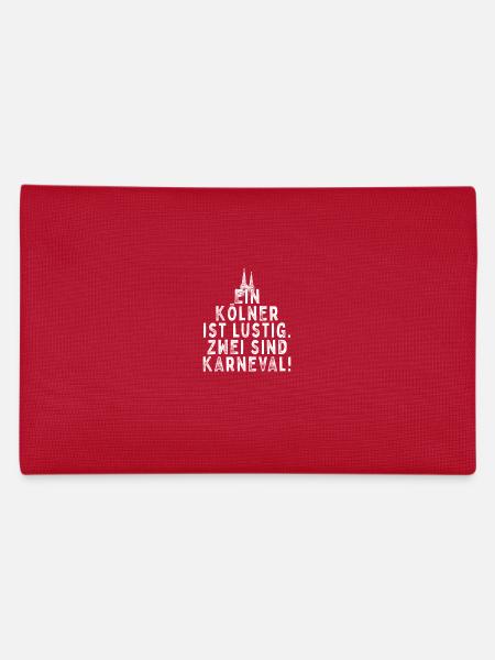 A Cologne est drôle deux sont carnaval jeck Cologne - Trousse - rouge - Dos