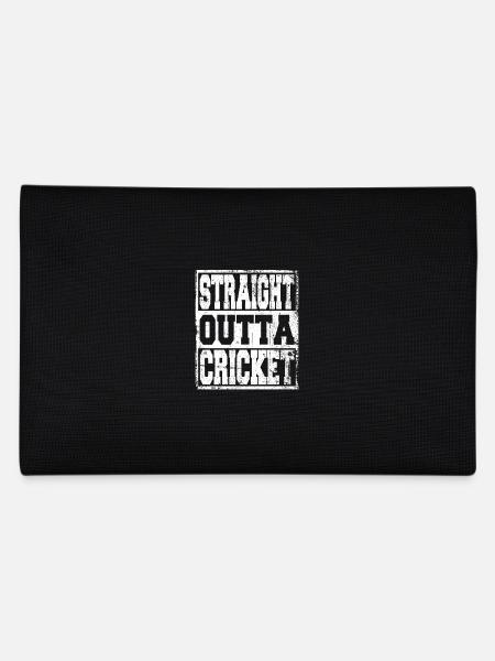 Cricket Spruch lustig - Federtasche - Schwarz - Hinten
