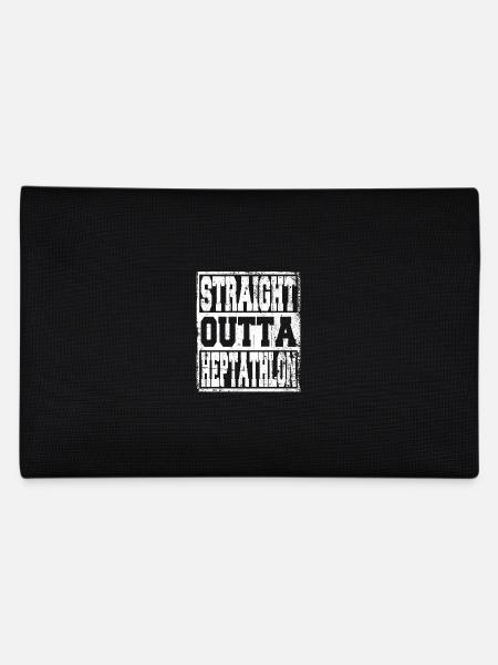 Heptathlon saying funny - Pencil Case - black - Back