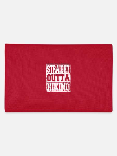 Hiking saying funny - Pencil Case - red - Back