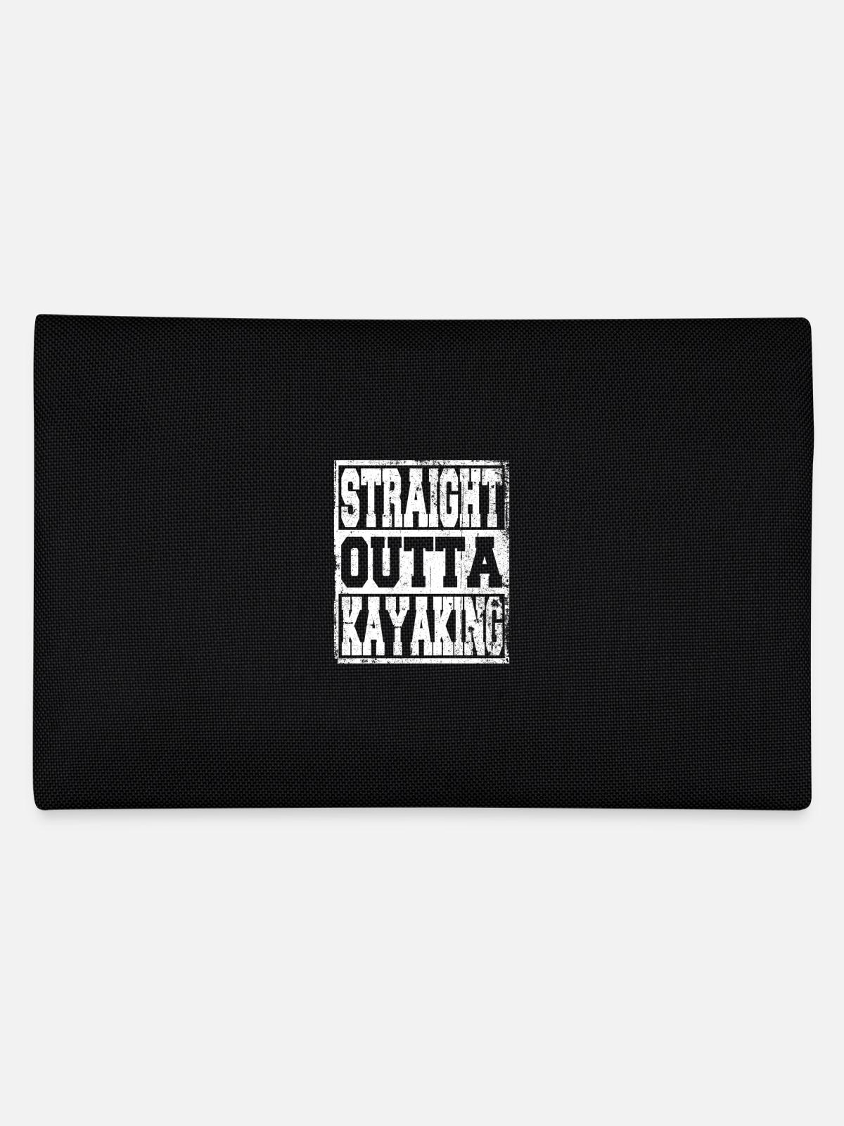 Kayak saying funny - Pencil Case - black - Back