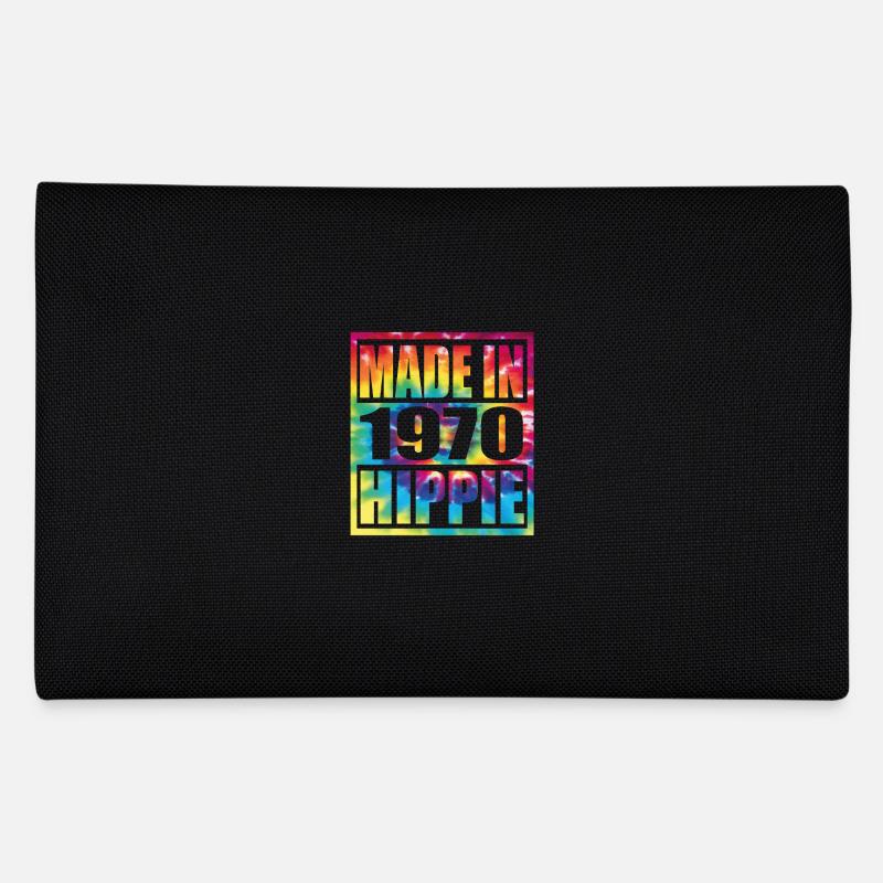 Anniversaire hippie 1970 Trousse