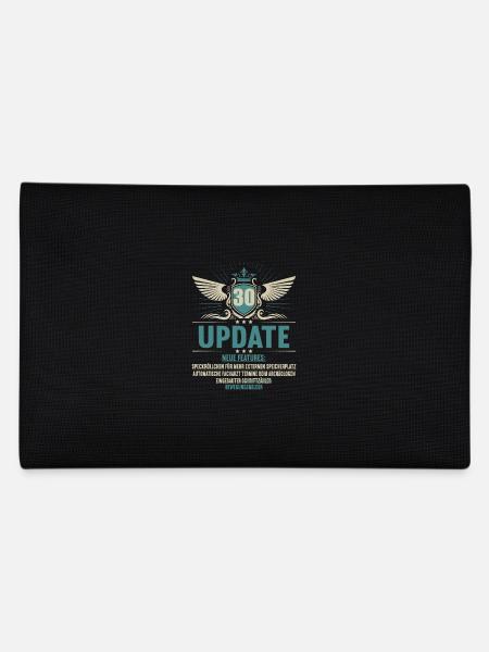 Update neue features 30 Jahre alt 30. Geburtstag - Federtasche - Schwarz - Hinten