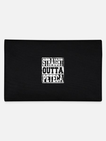 Peteca saying funny - Pencil Case - black - Back