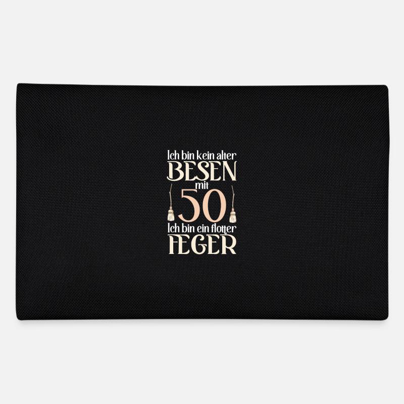 Alter Besen Flotter Feger 50 Jahre 50. Geburtstag Federtasche