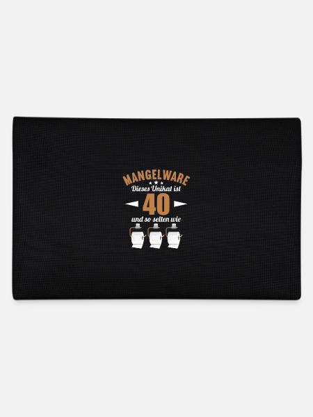Mangelware Unikat selten 40 Jahre 40. Geburtstag - Federtasche - Schwarz - Hinten