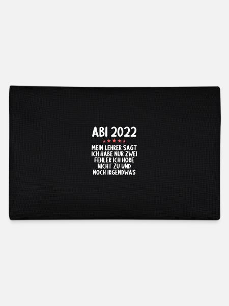 Abitur Gymnasium Damen und Herren Abi 2022 - Federtasche - Schwarz - Hinten