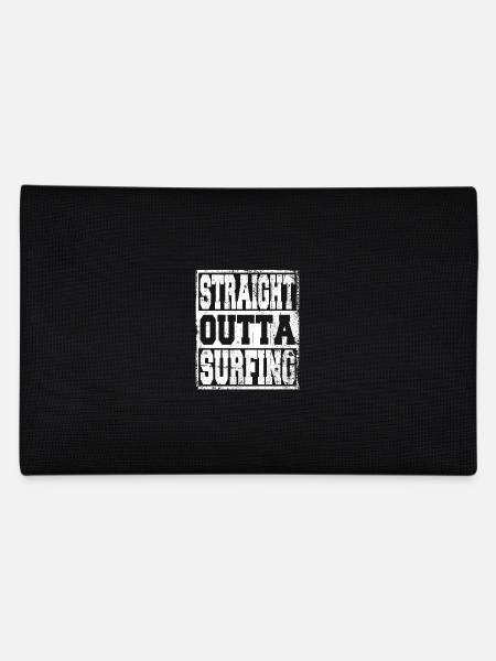 Surfing Spruch lustig - Federtasche - Schwarz - Hinten