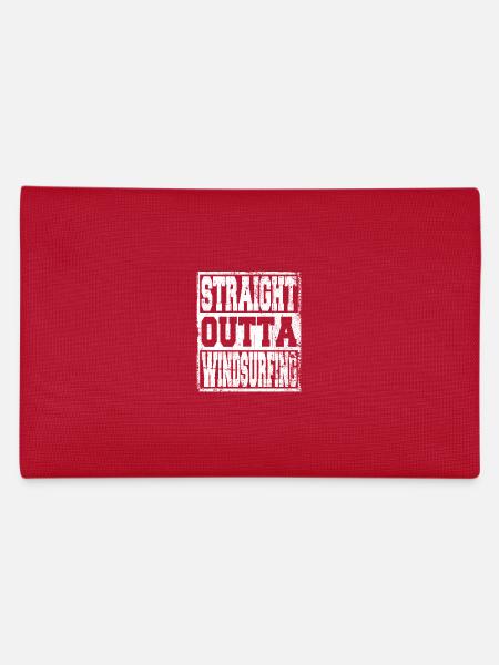 Windsurfing saying funny - Pencil Case - red - Back
